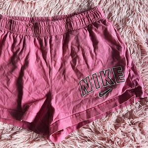 Nike bubblegum pink shorts